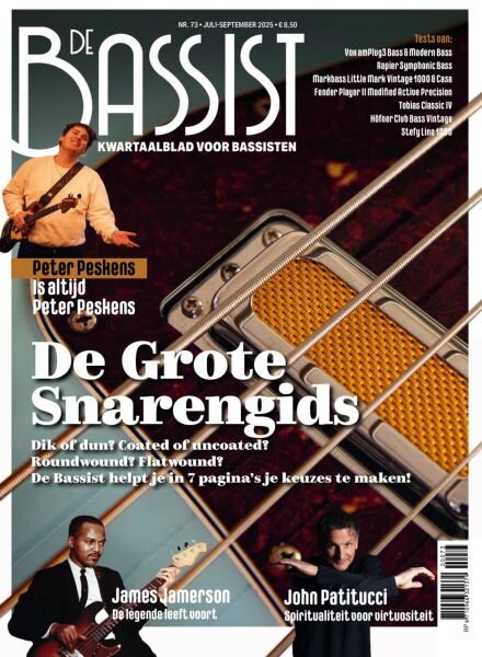 De Bassist – Juli-September 2025 Cover