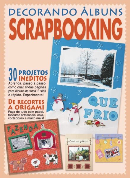 Decorando albuns Scrapbooking – Junho 2025 Cover
