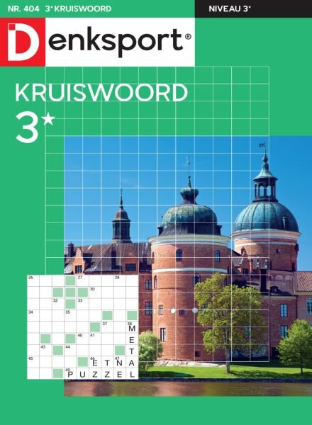 Denksport Kruiswoord 3 – 15 Mei 2025 Cover