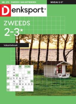 Denksport Zweeds 2-3 vakantieboek – 12 Juni 2025