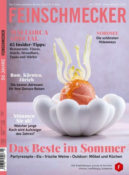 Der Feinschmecker – Juli 2025 Cover