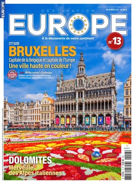 Destination Europe – Juillet-Aout-Septembre 2025 Cover