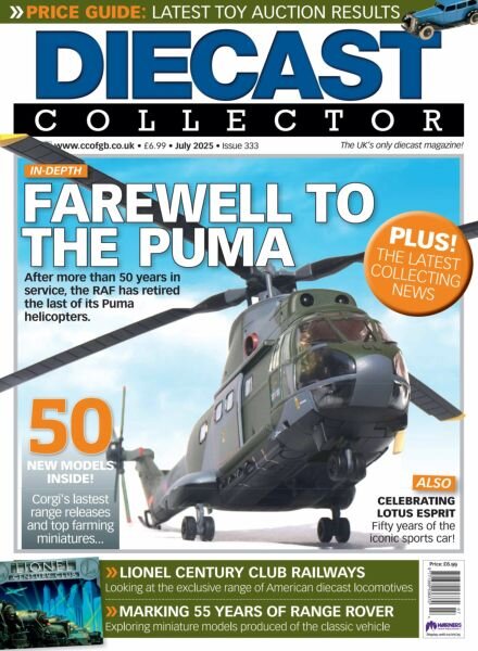 Diecast Collector – July 2025 Cover