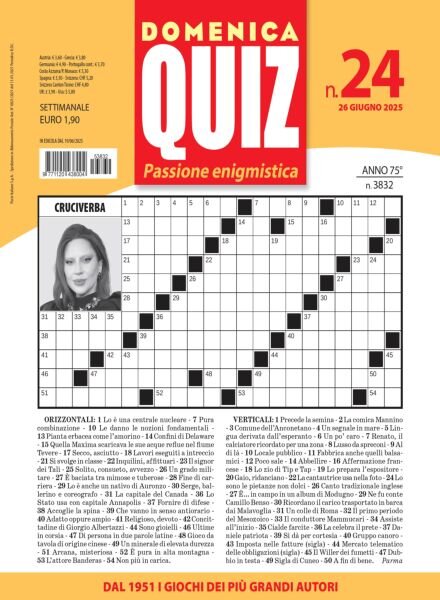 Domenica Quiz – 26 Giugno 2025 Cover