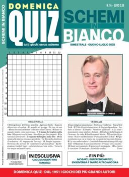 Domenica Quiz Schemi in Bianco – Giugno-Luglio 2025