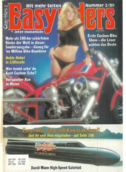 Easy Rider Germany – Nummer 2 1989 Cover