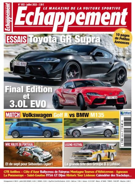 Echappement – Juillet 2025 Cover