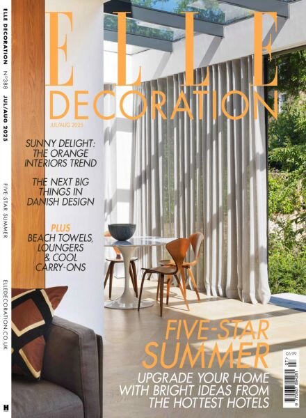 Elle Decoration UK – July-August 2025 Cover