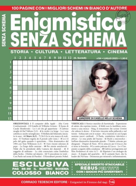 Enigmistica Senza Schema – Luglio 2025 Cover