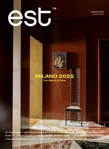 est living magazine – Milan Special 2025 Cover