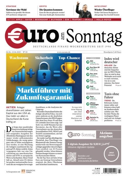 Euro am Sonntag – 6 Juni 2025 Cover