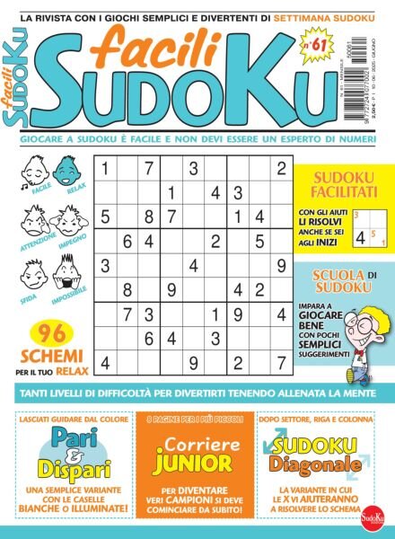 Facili Sudoku – Giugno 2025 Cover