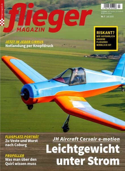 Fliegermagazin – Juli 2025 Cover