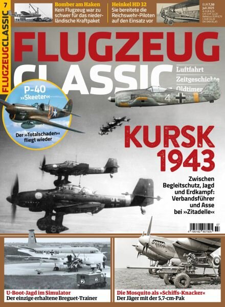Flugzeug Classic – Juli 2025 Cover