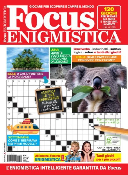 Focus Enigmistica – Luglio 2025 Cover