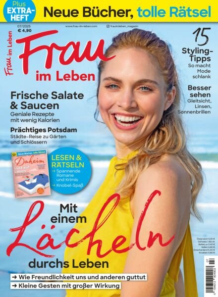 Frau im Leben – Juli 2025 Cover