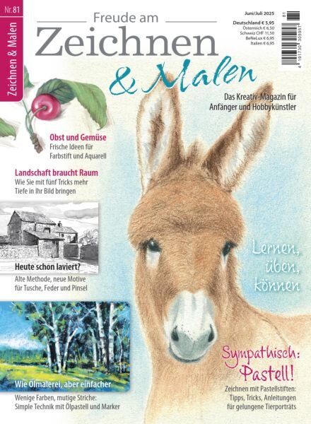Freude am Zeichnen & Malen – Juni-Juli 2025 Cover