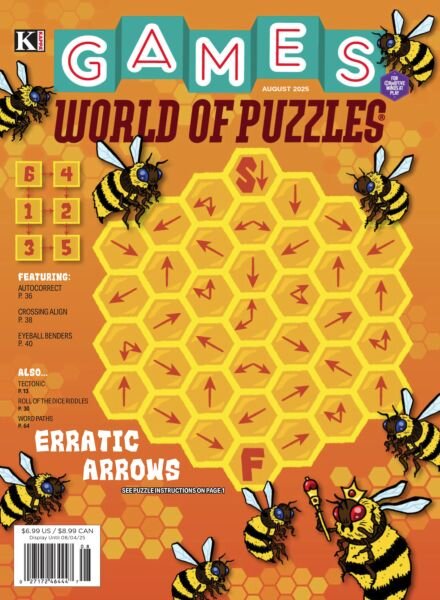 Games World of Puzzles – August 2025 Cover