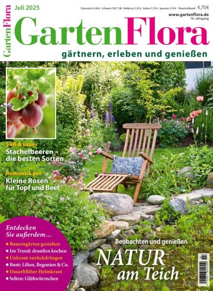 GartenFlora – Juli 2025 Cover