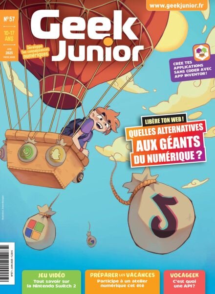 Geek Junior – Juin 2025 Cover
