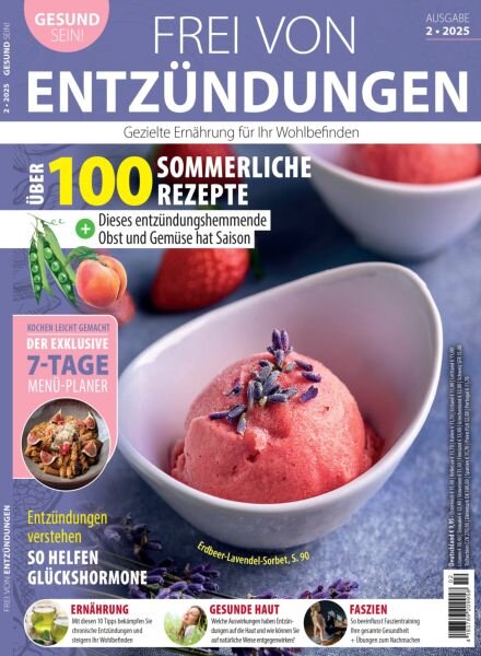 Gesund sein – Juni 2025 Cover
