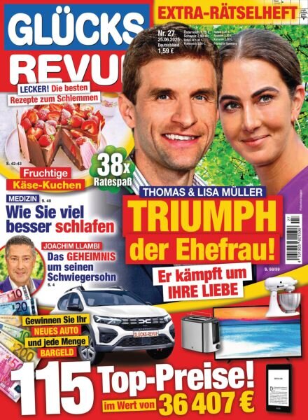 Glucks Revue – 24 Juni 2025 Cover