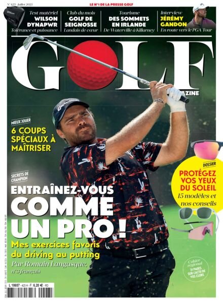 Golf Magazine France – Juillet 2025 Cover
