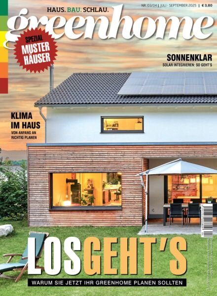 Greenhome – Juli-September 2025 Cover