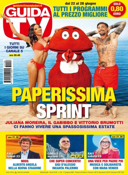 GuidaTV – 17 Giugno 2025 Cover