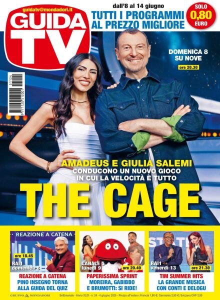 GuidaTV – 4 Giugno 2025 Cover