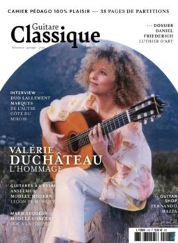Guitare Classique – Juin-Juillet-Aout 2025