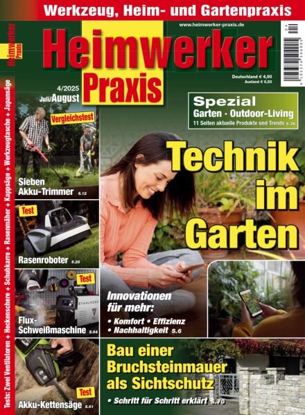 Heimwerker Praxis – Juli-August 2025 Cover