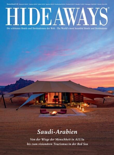 Hideaways Magazin – Heft 58 2025 Cover