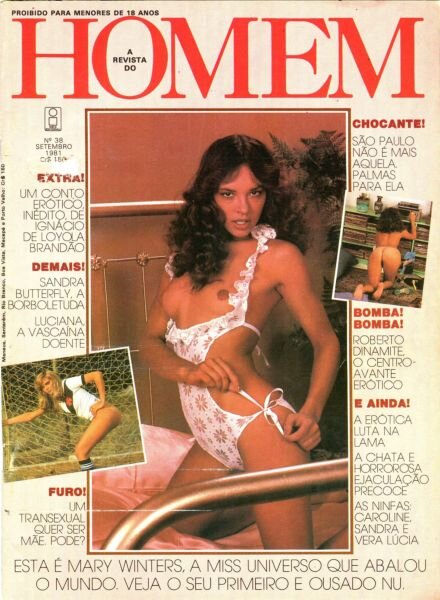 Homem Brazil – N 38 Setembro 1981 Cover