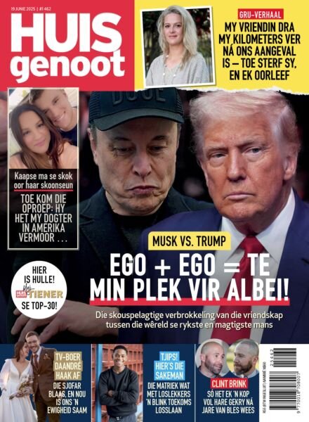 Huisgenoot – 19 June 2025 Cover
