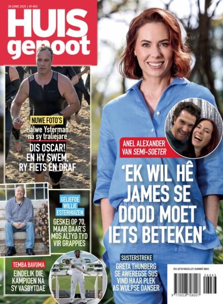 Huisgenoot – 26 June 2025 Cover