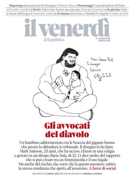 Il Venerdi di Repubblica – 27 Giugno 2025 Cover