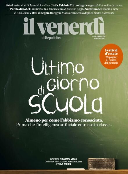 Il Venerdi di Repubblica – 6 Giugno 2025 Cover