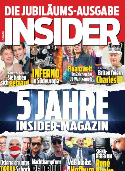 Insider Austria – 25 Juni 2025 Cover