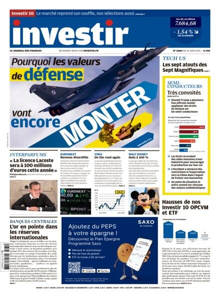 Investir – 14 Juin 2025 Cover