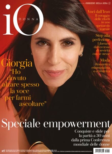 Io Donna del Corriere della Sera – 31 Maggio 2025 Cover