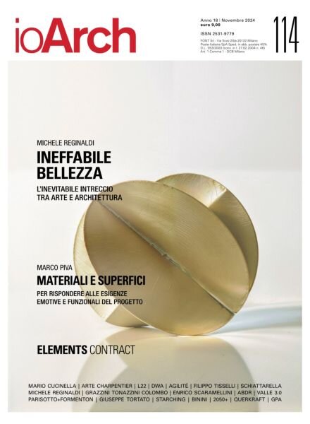 IoArch Magazine – Novembre-Dicembre 2024 Cover