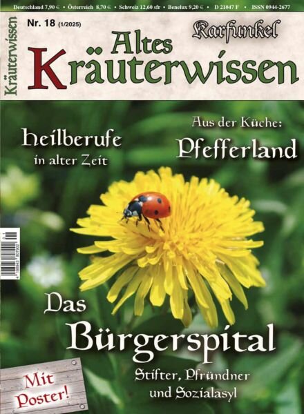 Karfunkel Altes Krauterwissen – Nr 18 2025 Cover