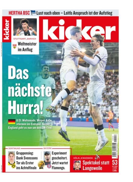 Kicker – 26 Juni 2025 Cover