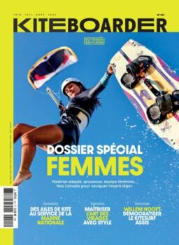 Kiteboarder – Juin-Juillet-Aout 2025