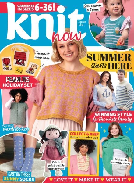 Knit Now – Issue 182 2025 Cover
