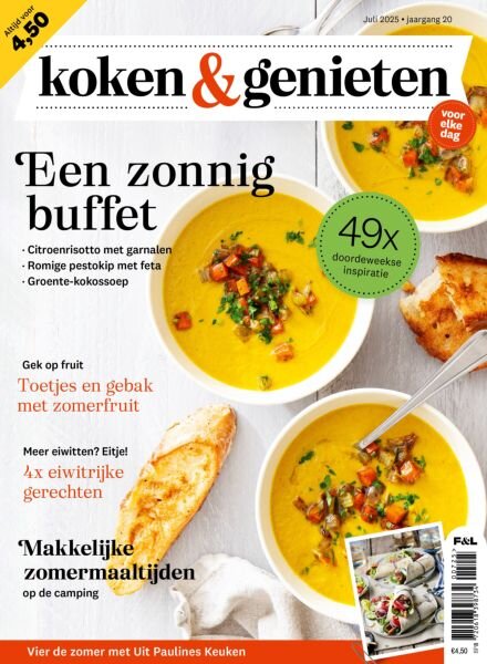 Koken & Genieten – Juli 2025 Cover