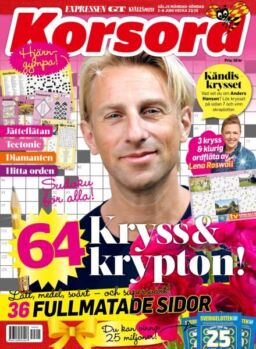 Korsord – 2 Juni 2025