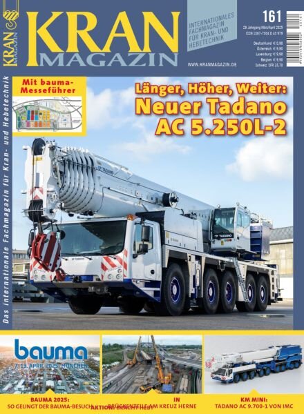Kran Magazin – Marz-April 2025 Cover
