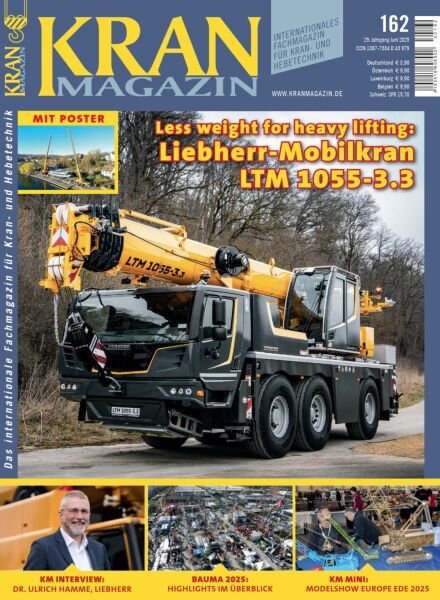 Kran Magazin – Nr 162 Juni 2025 Cover